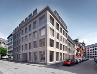 Visualisierung Architektur Aussen Geschaeftshaus Spluegenstrasse Zuerich 2008
