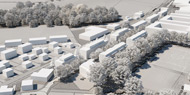 Visualisierung Staedtebau Wettbewerb Wohnungsbau Baufelder 19 21 Bern Bruennen 2012