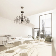 Visualisierung Architektur Wettbewerb Aussen Wohnungsbau Kunzareal Windisch 2013