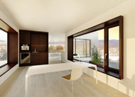 Visualisierung Architektur Innen Aufstockung 2014