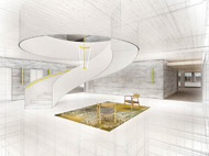 Visualisierung Architektur Wettbewerb Innen Bern Taubenhalde 2016